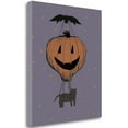 thumbnail image 1 of Tangletown Fine Art Halloween Pumpkin Balloon by Sarah Ogren, Gallery Wrap Canvas 21 x 24, 1 of 3