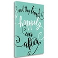 thumbnail image 1 of Tangletown Fine Art Happily Ever After - Aqua by Alli Rogosich Poster Frame - 29 x 21 x 1.5 in., 1 of 2