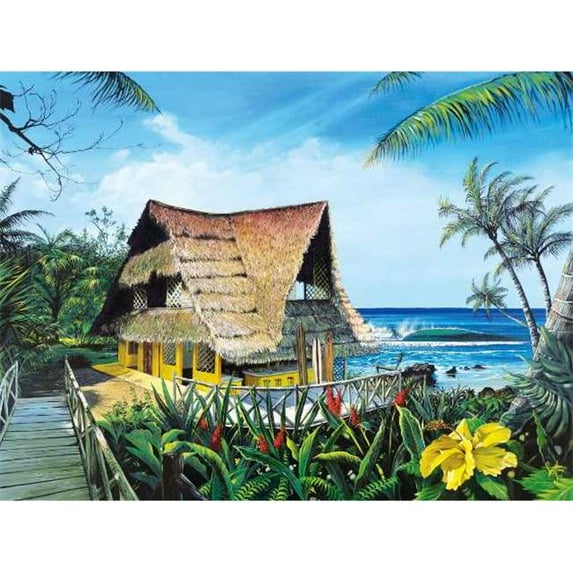 Tangletown Fine Art HawaII an Hideaway by Scott Westmoreland Poster Frame - 18 x 24 x 1.5 in.