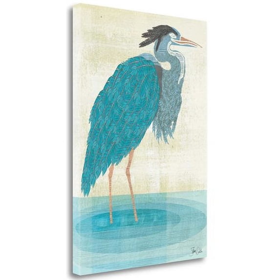 Tangletown Fine Art Heron by Shanni Welsh Poster Frame - 39 x 28 x 1.5 in.