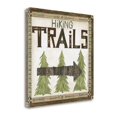 thumbnail image 1 of Tangletown Fine Art 'Hiking Trails' Textual Art on Canvas, 1 of 2