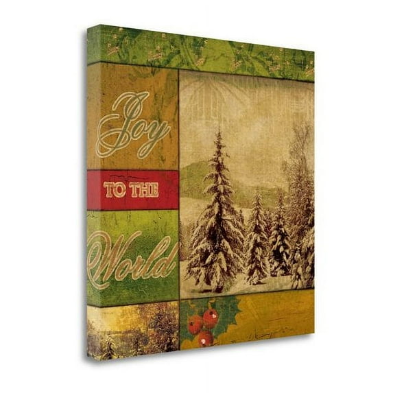 Tangletown Fine Art Joy To The World II by Artique Studio Poster Frame - 20 x 20 x 1.5 in.