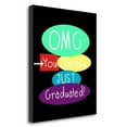 thumbnail image 1 of Tangletown Fine Art 'Just Graduated' Textual Art on Wrapped Canvas, 1 of 2