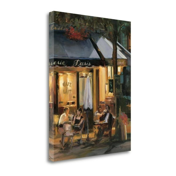Tangletown Fine Art 'La Brasserie III' Print on Wrapped Canvas