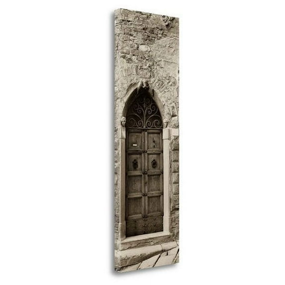 Tangletown Fine Art La Porta Via Cortona By Alan Blaustein, Gallery Wrap Canvas - 13 x 40