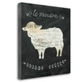 thumbnail image 1 of Tangletown Fine Art 'Le Mouton Cameo Sq' Graphic Art Print on Canvas, 1 of 2