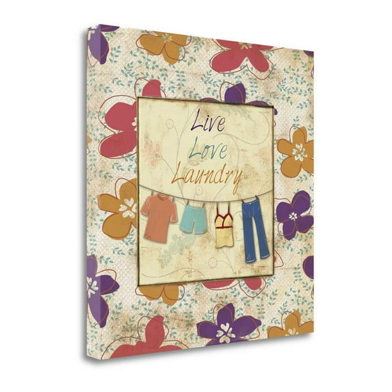 Tangletown Fine Art 'Live Love 61' Graphic Art Print on Canvas