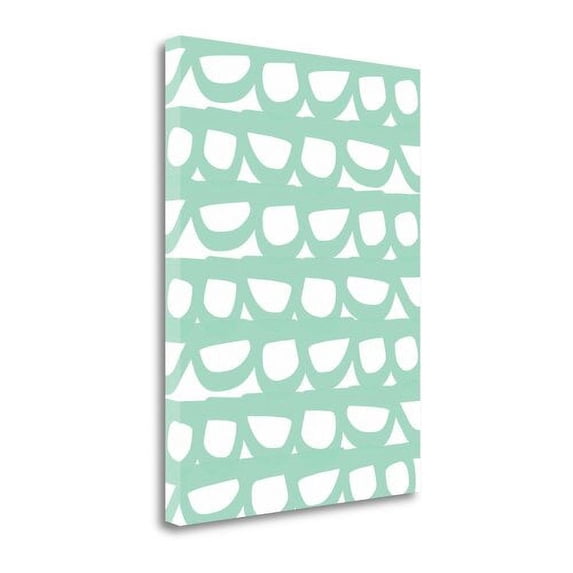 Tangletown Fine Art 'Loops Mint' Graphic Art Print on Canvas