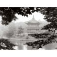 thumbnail image 1 of Tangletown Fine Art 'Lotus Pavillion I' by Monte Nagler Graphic Art on Wrapped Canvas, 1 of 2