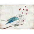 thumbnail image 1 of Tangletown Fine Art Love Birds I by Courtney Prahl Poster Frame - 18 x 24 x 1.5 in., 1 of 2