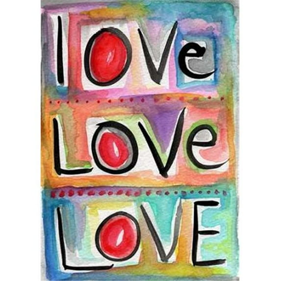 Tangletown Fine Art Love by Linda Woods Poster Frame - 27 x 19 x 1.5 in.