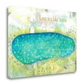 thumbnail image 1 of Tangletown Fine Art 'Love is a Lakehouse' Graphic Art Print on Canvas, 1 of 2