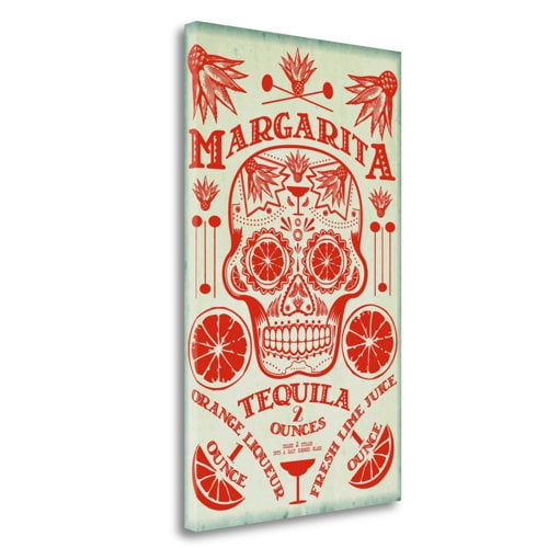 Tangletown Fine Art Margarita Recipe by Fig-Melon Press Poster Frame - 39 x 24 x 1.5 in.
