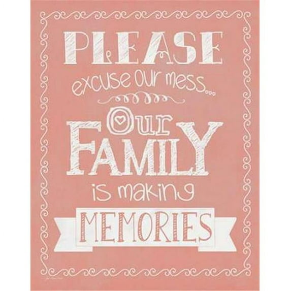 Tangletown Fine Art Memories - Coral by Jo Moulton Poster Frame - 28 x 22 x 1.5 in.