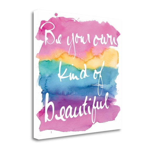 Tangletown Fine Art 'Miami Beautiful Square' by Mike Schick Textual Art on Wrapped Canvas