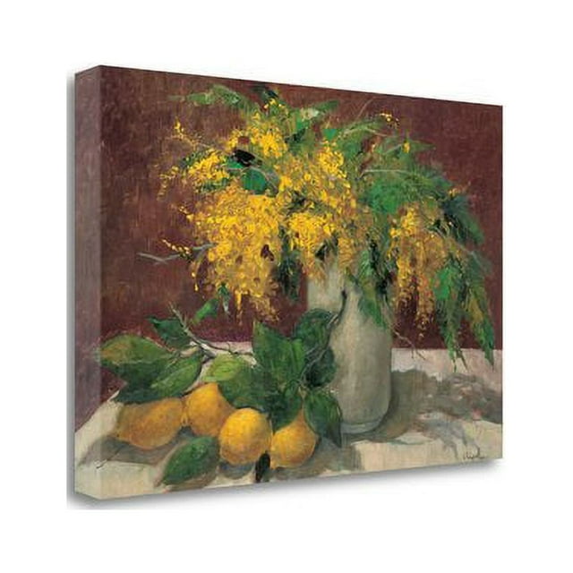 Tangletown Fine Art Mimosas Y Limones By J. Ripoll,  Gallery Wrap Canvas