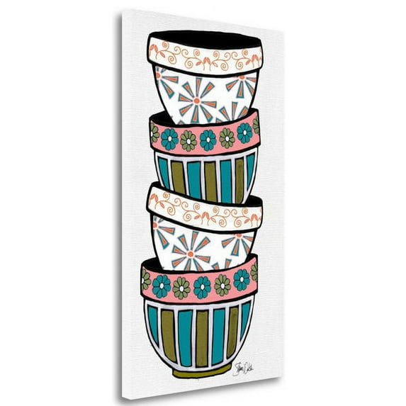 Tangletown Fine Art 'Mixing Bowls II' Print on Wrapped Canvas