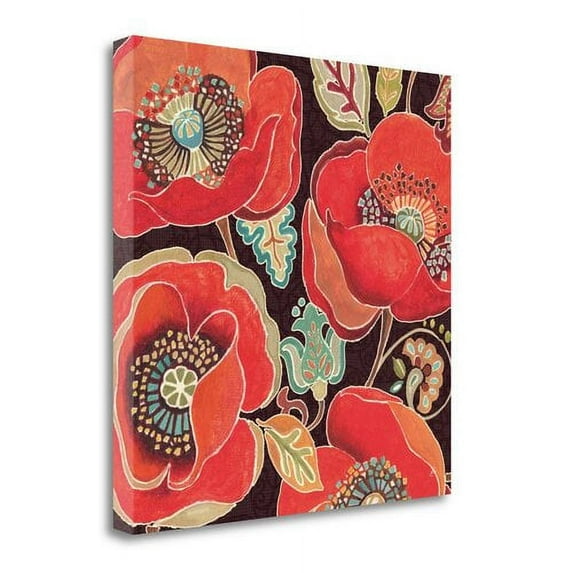 Tangletown Fine Art 'Moroccan Red IV' Graphic Art Print on Canvas