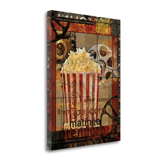 Tangletown Fine Art 'Movie Popcorn' Graphic Art Print on Canvas