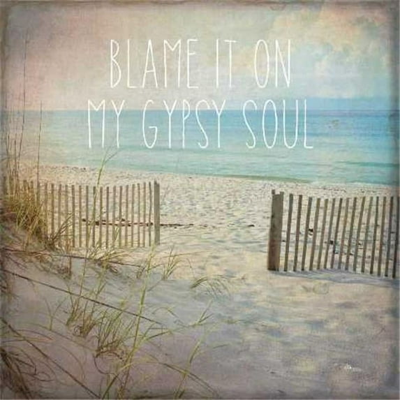 Tangletown Fine Art My Gypsy Soul I by Pela Studio Poster Frame - 35 x 35 x 1.5 in.