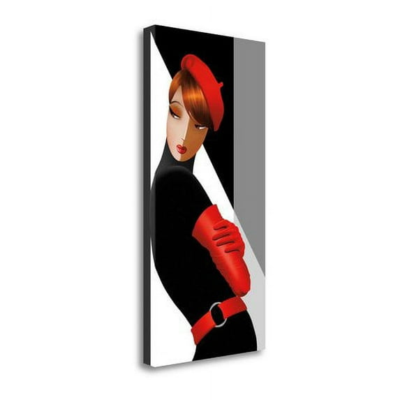 Tangletown Fine Art 'Natasha in Shadows' Graphic Art Print on Wrapped Canvas