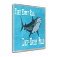 thumbnail image 1 of Tangletown Fine Art 'Nautical Shark' Graphic Art Print on Wrapped Canvas, 1 of 2