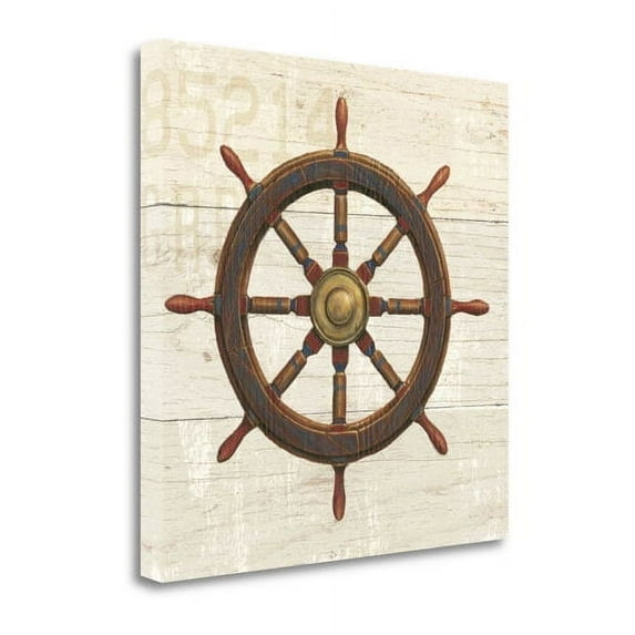 Tangletown Fine Art 'Nautique V' Graphic Art Print on Canvas