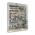 thumbnail image 1 of Tangletown Fine Art 'New York City' Textual Art on Wrapped Canvas, 1 of 2