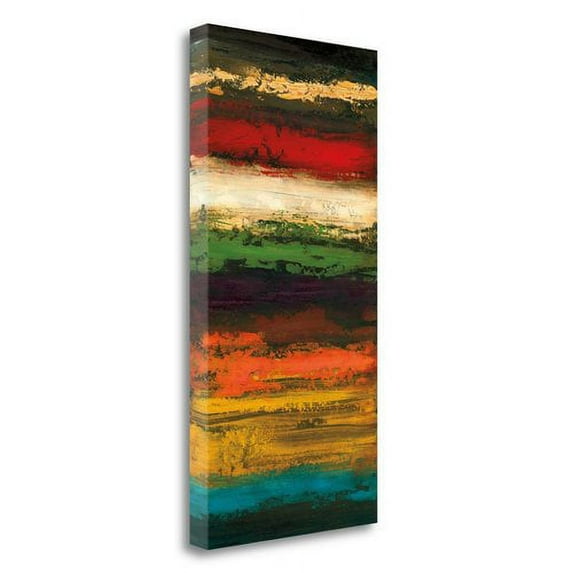 15" x 29" Nightlite II by W. Blake - Wall Art Print on Canvas Fabric Multi-Color