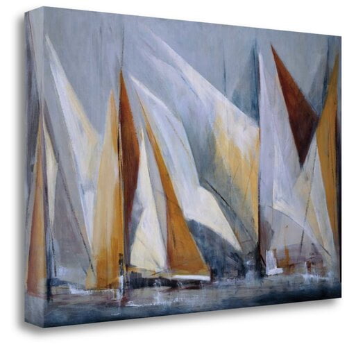 Tangletown Fine Art 'Ocean Regatta' Print on Wrapped Canvas