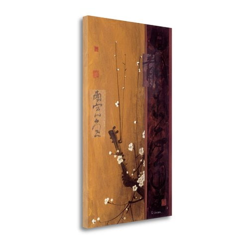 Tangletown Fine Art 'Oriental Blossoms I' Graphic Art Print on Wrapped Canvas