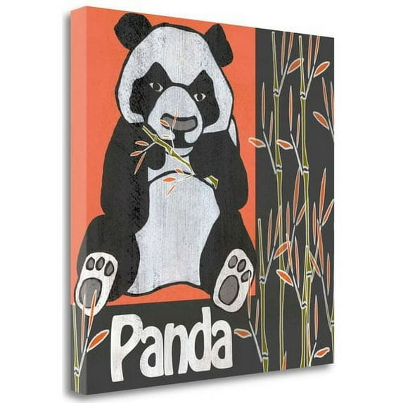 "Panda I" By Shanni Welsh, Fine Art Giclee Print on Gallery Wrap Canvas, Ready to Hang