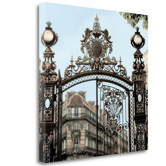 Tangletown Fine Art Paris Gates - 2 By Alan Blaustein, Gallery Wrap Canvas 35 x 35