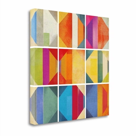 Tangletown Fine Art 'Pattern Tiles II' Graphic Art Print on Wrapped Canvas
