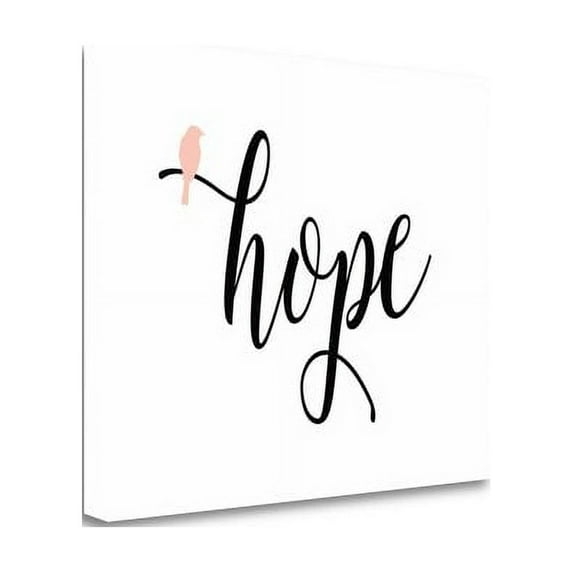 Tangletown Fine Art Pink Bird Hope by Tara Moss Poster Frame - 18 x 23 x 1.5 in.