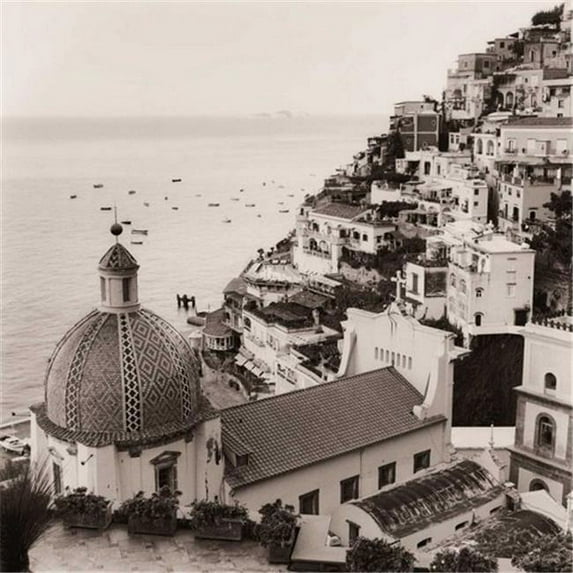 Tangletown Fine Art Positano Vista by Alan Blaustein Poster Frame - 25 x 25 x 1.5 in.