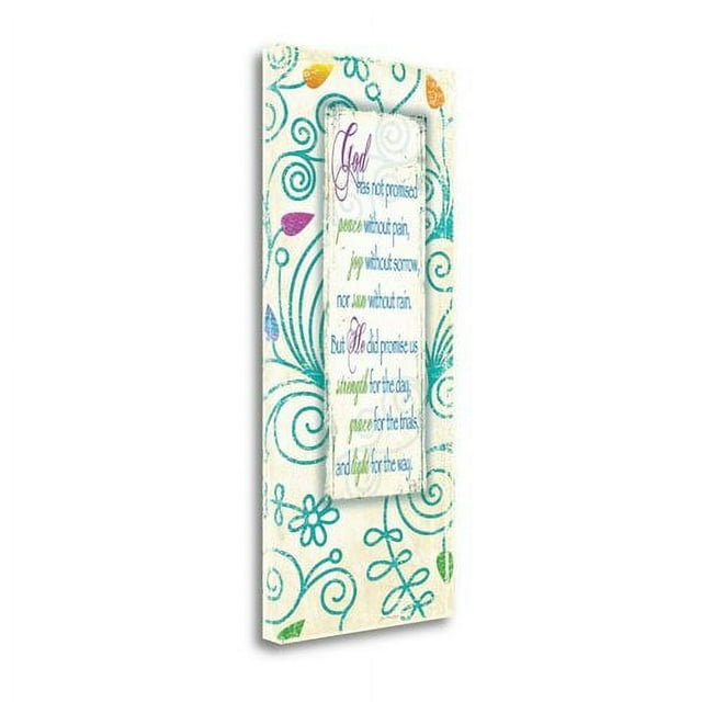 Tangletown Fine Art 'Promise' Textual Art on Canvas