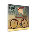 thumbnail image 1 of Tangletown Fine Art Pug On A Bike by Ryan Fowler Poster Frame - 25 x 29 x 1.5 in., 1 of 2
