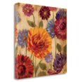 thumbnail image 1 of "Rainbow Dahlias Crop III" By Silvia Vassileva, Giclee on Gallery Wrap Canvas, 1 of 2