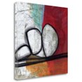 thumbnail image 1 of Tangletown Fine Art 'Red Abstract' Print on Wrapped Canvas, 1 of 2