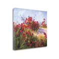 thumbnail image 1 of Tangletown Fine Art 'Red Poppies and Wild Flowers' Print on Wrapped Canvas, 1 of 2