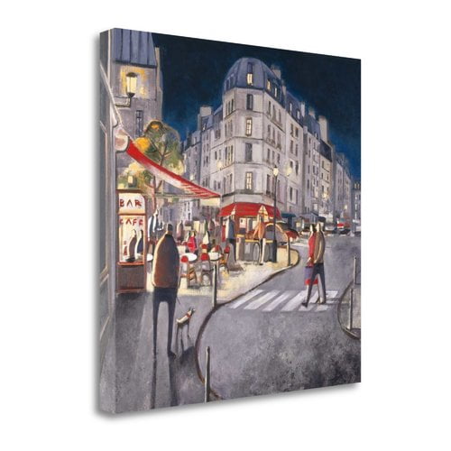 Tangletown Fine Art 'Rendez-vous Paris' Graphic Art Print on Wrapped Canvas