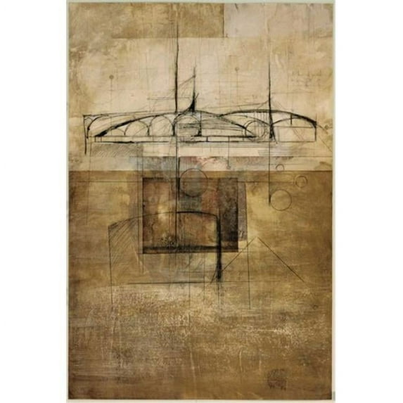 Tangletown Fine Art 'Rendition I' by Checo Diego Graphic Art on Wrapped Canvas