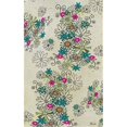 thumbnail image 1 of Retro Abstract Floral - Light Bckgrnd By Shanni Welsh, 21" x 34" Fine Art Giclee Print on Gallery Wrap Canvas, Ready to Hang, 1 of 2