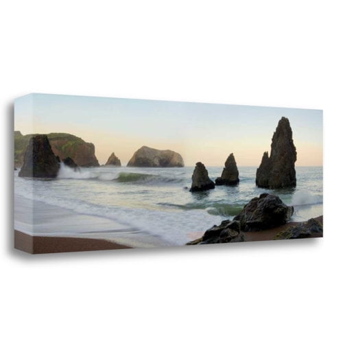 Tangletown Fine Art 'Rodeo Beach pano - 1' Photographic Print on Wrapped Canvas