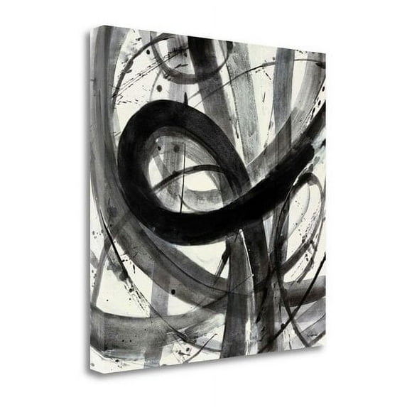 Tangletown Fine Art 'Roller Coaster I on White' by Albena Hristova Graphic Art on Wrapped Canvas