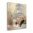 thumbnail image 1 of Tangletown Fine Art 'Romantic Paris I Red Jacket' by Julia Purinton Painting Print on Wrapped Canvas, 1 of 2