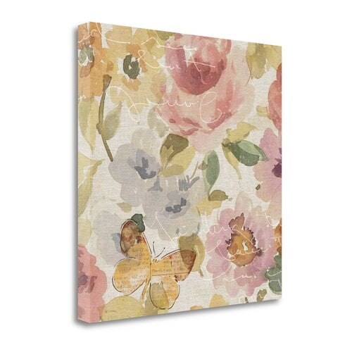 Tangletown Fine Art 'Romantic Poem II' Graphic Art Print on Canvas