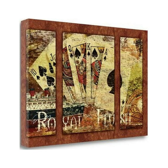 "Royal Flush" By Eric Yang, Fine Art Giclee Print on Gallery Wrap Canvas, Ready to Hang