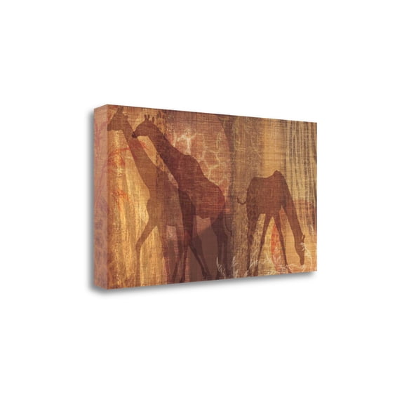 Tangletown Fine Art Safari Silhouette III by Tandi Venter Poster Frame - 19 x 34 x 1.5 in.